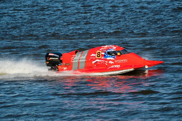 Kupiskis Lithuania 13Th August 2022 Powerboats Racing Uim World Championship — Fotografia de Stock