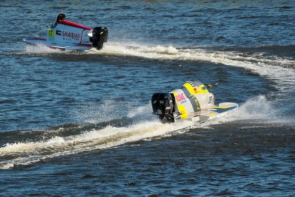 Kupiskis Lithuania 13Th August 2022 Powerboats Racing Uim World Championship —  Fotos de Stock