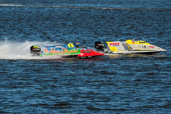 Kupiskis Lithuania 13Th August 2022 Powerboats Racing Uim World Championship — Zdjęcie stockowe