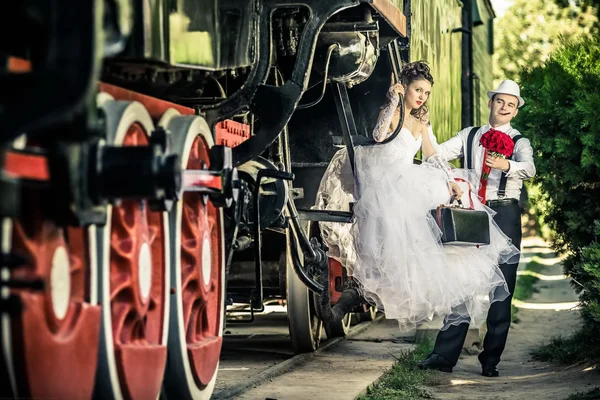 Retro verheiratet — Stockfoto