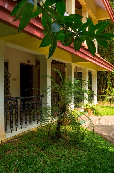 View of hotels in summer resort — Stock Photo, Image