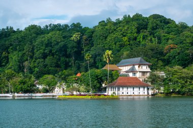 Kandy City View and Temple of the Sacred Tooth Relic clipart