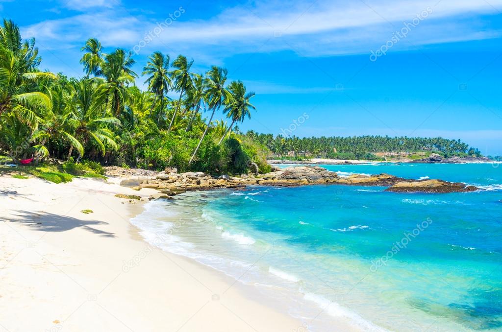 Tropical beach in Sri Lanka