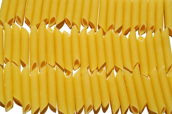 Italienische penne rigate macaroni pasta rohkost Stockbild