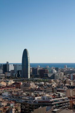 Barcelona gaudi peyzaj görünümünden