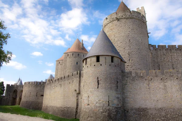 Zamek Carcassonne — Zdjęcie stockowe