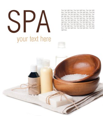 Vücut Bakımı ve spa şablonu için ürünler