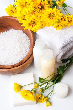 yakın çekim için spa ve vücut bakım ürünleri