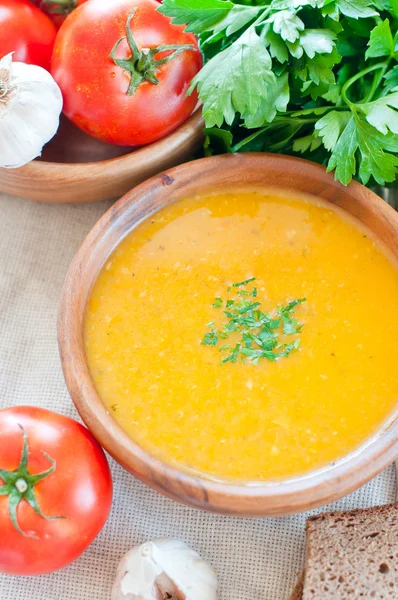 Sopa de verduras vegetarianas —  Fotos de Stock