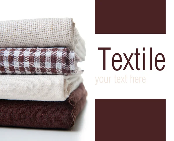 Zásobník nových textilií, šablona — Stock fotografie