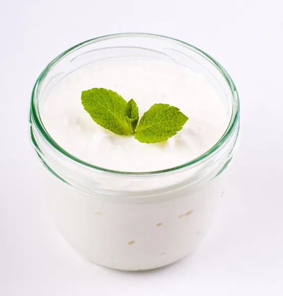 Crema de yogur — Foto de Stock