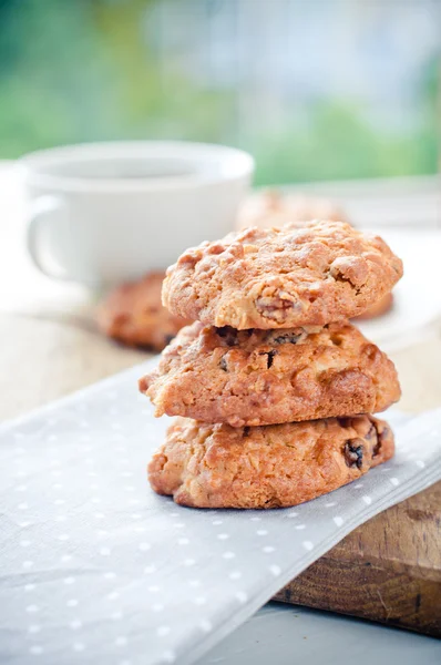 Galletas caseras en una servilleta — Foto de Stock