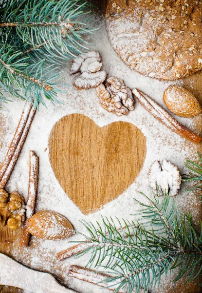 Noel ve tatil pişirme, hazır şablon — Stok fotoğraf