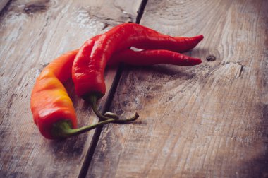 iki baharatlı kırmızı biber