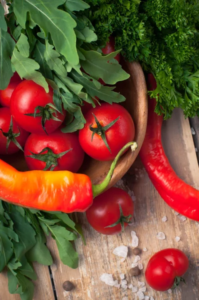 Verduras de verão brilhantes — Fotografia de Stock