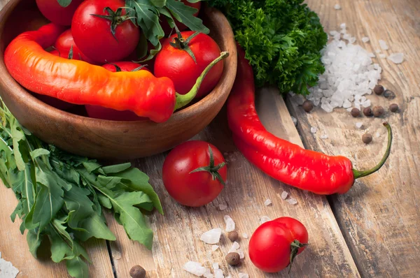 Verduras brillantes de verano — Foto de Stock