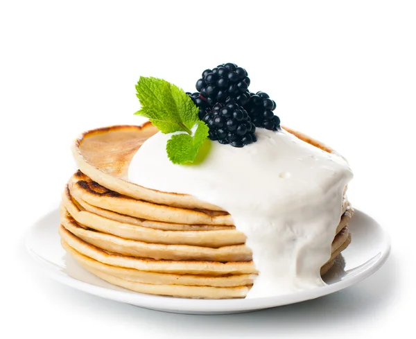 Healthy breakfast isolated — Stock Photo, Image