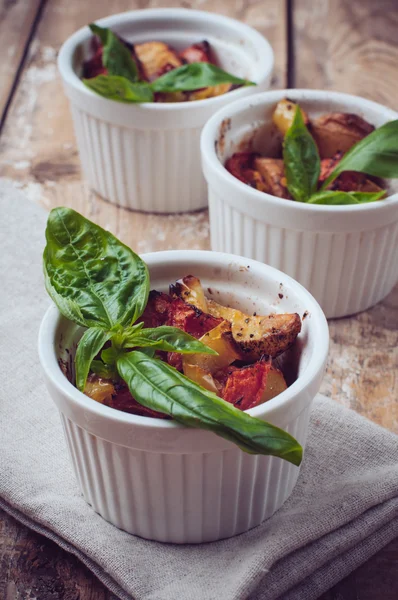 Alimentation végétalienne : légumes rôtis — Photo