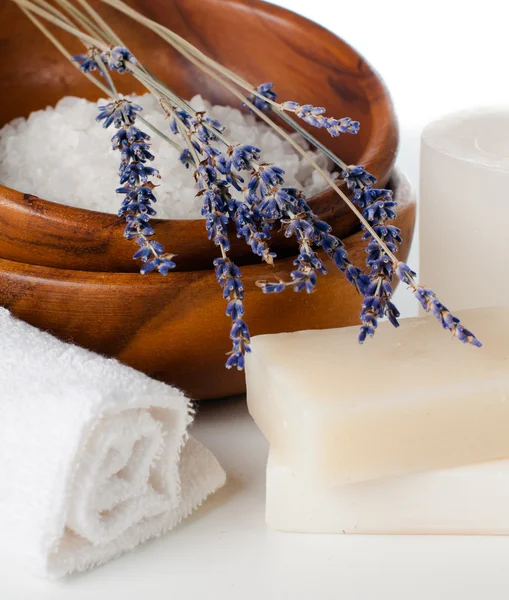 Produkter för bad, spa, wellness och hygien — Stockfoto