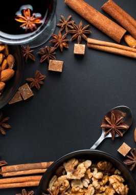 baharat için mulled şarap