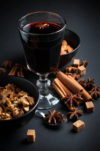 Sıcak mulled şarap — Stok fotoğraf