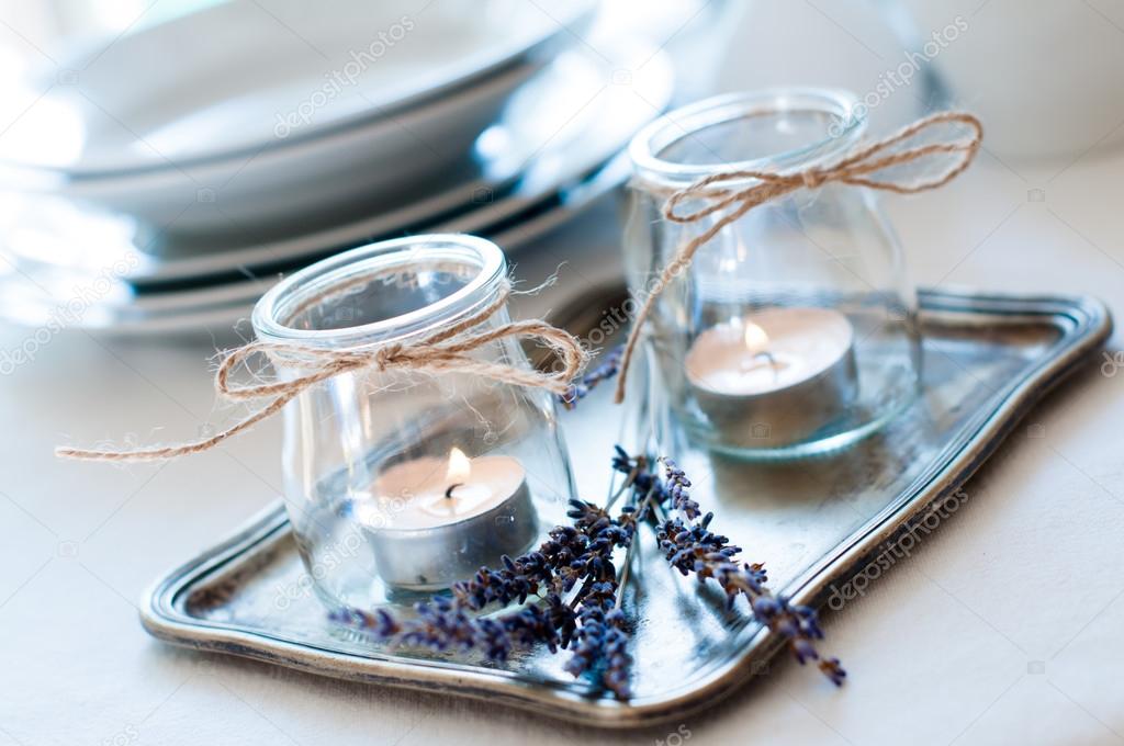 Provence style table setting