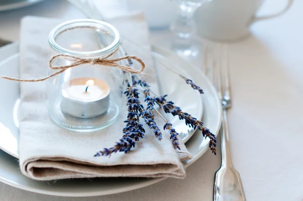 Provence style table setting — Stock Photo, Image