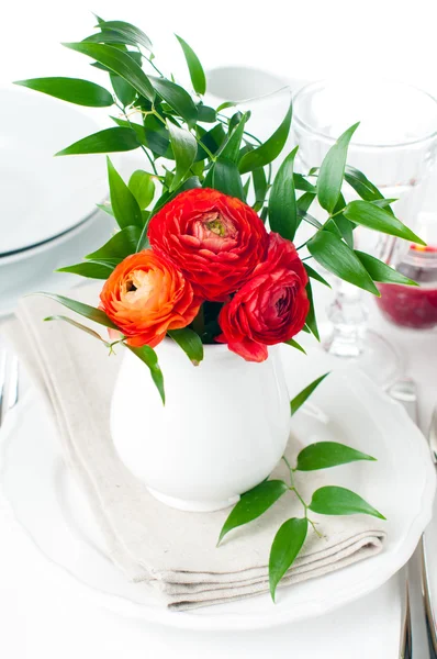 Bouquet of red buttercups — Stock Photo, Image