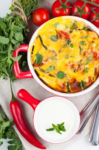 Plantaardige casserole — Stockfoto