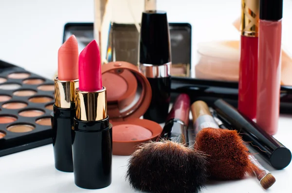 Make-up en cosmetica set — Stockfoto