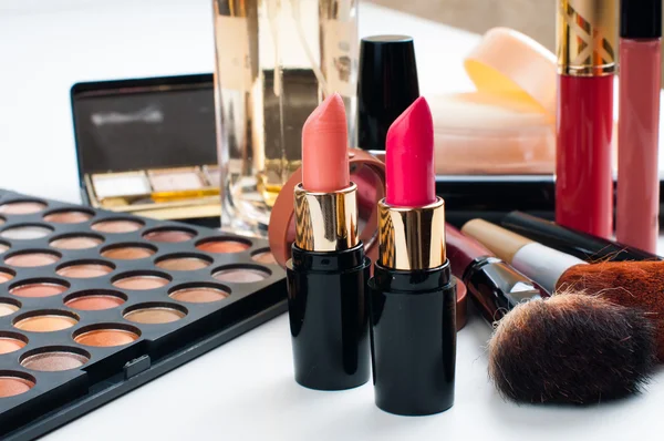 Make-up en cosmetica set — Stockfoto