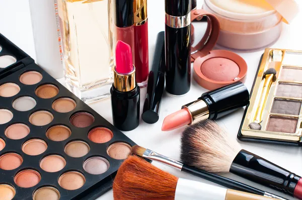 Makeup and cosmetics set — Stock Image Makeup and cosmetics set Stock Photo