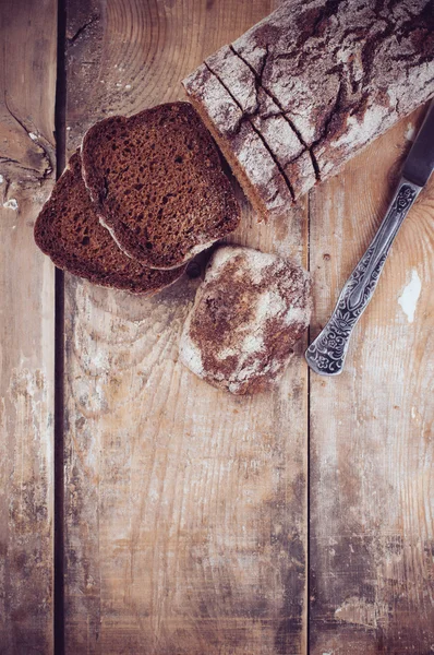 Pan de centeno integral rústico — Foto de Stock