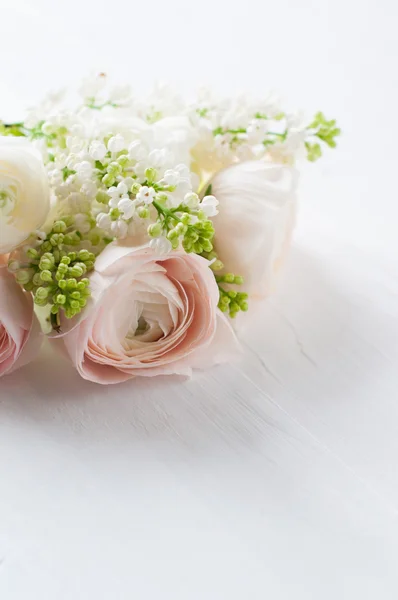 Delicate elegant bouquet of flowers — Stock Photo, Image