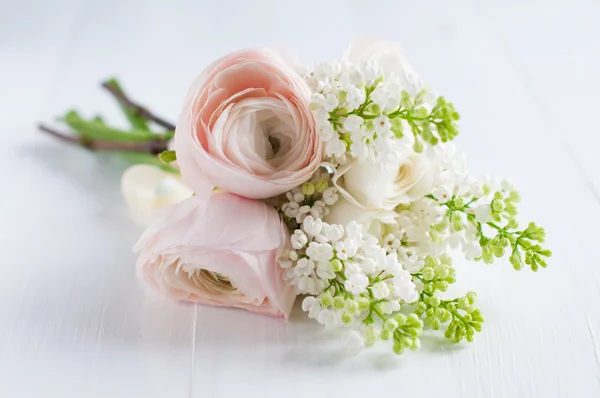 Delicate festive wedding bouquet — Stock Photo, Image