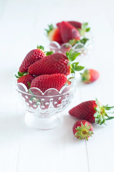 Verse aardbeien — Stockfoto