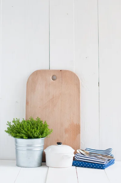 Land keuken decoratie — Stockfoto