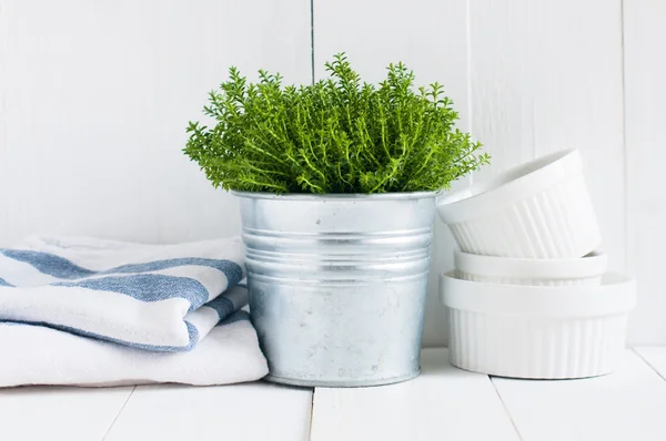 Land keuken decoratie — Stockfoto