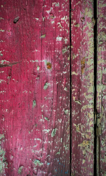 Wood texture with cracked paint — Stock Photo, Image