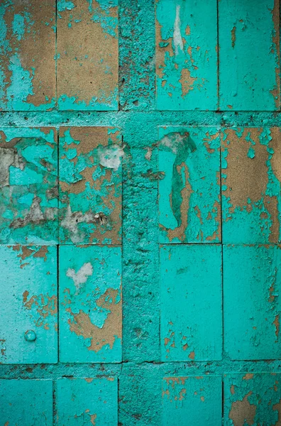 Painted green tiles — Stock Photo, Image