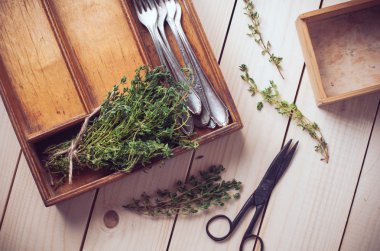 rustik mutfak natürmort