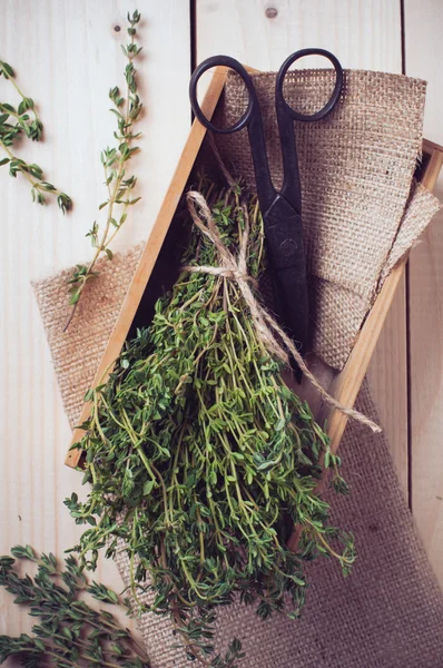 Cocina rústica naturaleza muerta — Foto de Stock