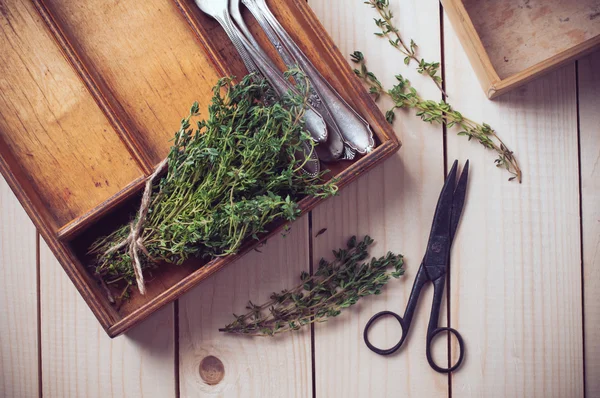 Rustic kitchen still life — Stock Photo, Image