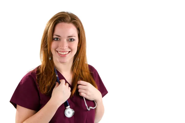 Vrouw bezetting verpleegster — Stockfoto