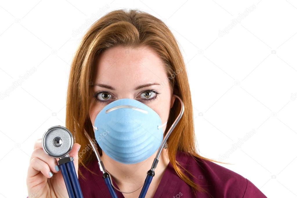 Woman Nurse Stethoscope