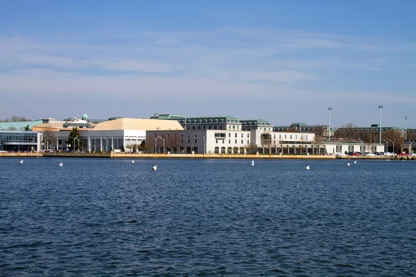 私たちの海軍兵学校のスカイライン — ストック写真