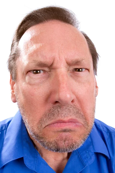 Angry Senior Adult Stock Photo