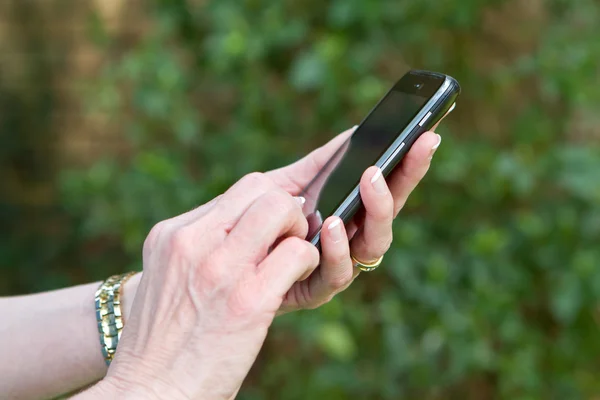 Smart Phone Texting — Stock Photo, Image