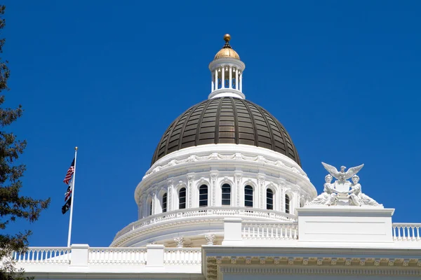 カリフォルニア州議会議事堂のドーム — ストック写真
