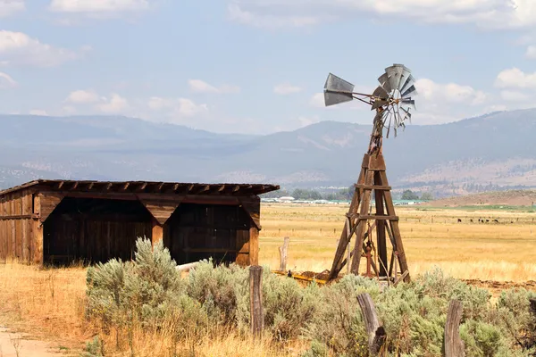 Water Pumping Windmill — Stock Photo, Image